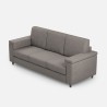 Canapé 3 places revêtement tissu 208 cm style moderne salon Marrak 180 