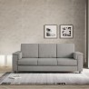 Canapé 3 places revêtement tissu 208 cm style moderne salon Marrak 180 