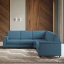 Canapé d'angle moderne 5 places en tissu 226x226cm Marrak 12AG 
