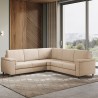 Canapé d'angle en tissu 5 places 246x246cm style moderne Marrak 14AG Prix