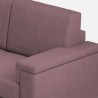 Grand canapé d'angle 7 places en tissu 286x286cm Marrak 18AG 