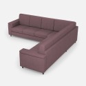 Grand canapé d'angle 7 places en tissu 286x286cm Marrak 18AG 