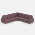 Grand canapé d'angle 7 places en tissu 286x286cm Marrak 18AG 