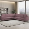 Grand canapé d'angle 7 places en tissu 286x286cm Marrak 18AG Prix