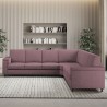 Grand canapé d'angle 7 places en tissu 286x286cm Marrak 18AG 