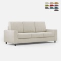 Canapé 3 places en tissu moderne élégant 208 cm Sakar 180 Promotion