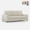 Canapé 3 places en tissu moderne élégant 208 cm Sakar 180 Promotion