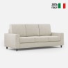 Canapé 3 places en tissu moderne élégant 208 cm Sakar 180 