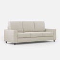 Canapé 3 places en tissu moderne élégant 208 cm Sakar 180 