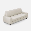 Canapé 3 places en tissu moderne élégant 208 cm Sakar 180 