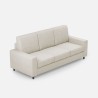 Canapé 3 places en tissu moderne élégant 208 cm Sakar 180 