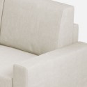 Canapé 3 places en tissu moderne élégant 208 cm Sakar 180 