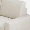Canapé 3 places en tissu moderne élégant 208 cm Sakar 180 