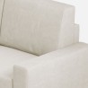 Canapé de salon 3 places en tissu moderne élégant 208cm Sakar 180 
