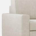 Canapé 3 places en tissu moderne élégant 208 cm Sakar 180 