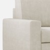 Canapé 3 places en tissu moderne élégant 208 cm Sakar 180 