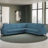 Grand canapé d'angle en tissu 6 places 286x246cm moderne Sakar 18AG Prix