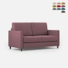 Canapé en tissu 2 places 158cm design moderne Karay 140 Promotion