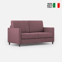 Canapé en tissu 2 places 158cm design moderne Karay 140 