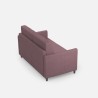 Canapé en tissu 2 places 158cm design moderne Karay 140 