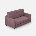 Canapé en tissu 2 places 158cm design moderne Karay 140 