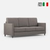 Canapé design 3 places 198 cm en tissu moderne rembourré Karay 180 