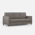 Canapé design 3 places 198 cm en tissu moderne rembourré Karay 180 