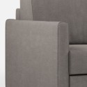 Canapé design 3 places 198 cm en tissu moderne rembourré Karay 180 