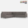Grand canapé d'angle en tissu 7 places 281x281cm Karay 218AG Offre