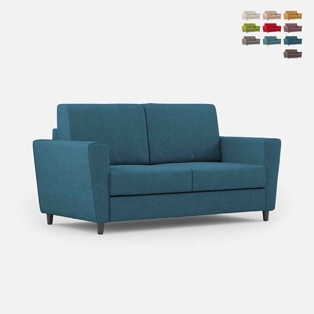 Canapé 2 places style moderne tissu d'ameublement 172cm Yasel 140
