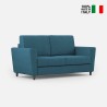 Canapé 2 places style moderne tissu d'ameublement 172cm Yasel 140 