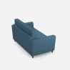 Canapé 2 places style moderne tissu d'ameublement 172cm Yasel 140 