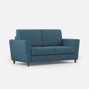 Canapé 2 places style moderne tissu d'ameublement 172cm Yasel 140 
