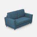 Canapé 2 places style moderne tissu d'ameublement 172cm Yasel 140 