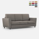 Canapé salon 3 places élégant et moderne en tissu 212 cm Yasel 180 Vente