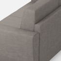 Canapé salon 3 places élégant et moderne en tissu 212 cm Yasel 180 