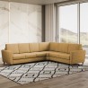 Canapé d'angle moderne 6 places en tissu 288x248cm Yasel 18AG Prix