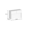 Banc extensible 66-290 cm pour table à manger console Pratika A 