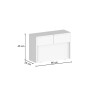 Banc extensible 66-290 cm pour table à manger console Pratika A 