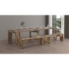 Banc extensible 66-290 cm pour table à manger console Pratika A Caractéristiques