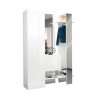 Ensemble meuble d'entrée avec armoire à chaussures, portemanteau et 2 miroirs Guapa Offre