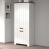 Meuble à chaussures 4 portes 84x42x200cm blanc classique Hillrose Offre