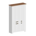Armoire à chaussures multi-usage grande blanche 114x42x200cm 6 portes Elaisa Choix