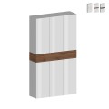 Grande armoire à chaussures moderne 114x34x200 cm 6 portes 10 étagères Dettey Promotion