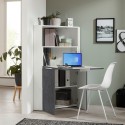 Bureau d'angle pliable et escamotable gain de place 90x56cm Layla II Choix