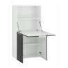 Bureau gain de place 70x35cm plateau pliant escamotable armoire Layla Remises
