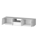Meuble TV moderne avec 4 portes et tiroir 220x45x46 cm Chiron 