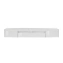 Meuble TV bas avec 2 portes et 1 abattant 240x40x35cm Idris Caractéristiques