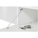 Meuble TV bas avec 2 portes et 1 abattant 240x40x35cm Idris Prix