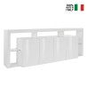 Buffet de salon 4 portes grand bahut 220x40x80 design moderne Towyn Réductions